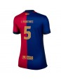 Billige Barcelona Inigo Martinez #5 Hjemmedrakt Dame 2024-25 Kortermet